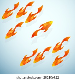 Vector illustration concept challenge and freedom