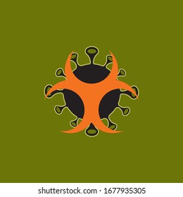 Vector Illustration concept coronavirus COVID-19. Illustration graphic vector of corona virus, corona virus infection.
