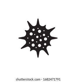 Concepto de ilustración vectorial coronavirus COVID-19. Ilustración vector gráfico del virus de la corona, infección del virus de la corona.
