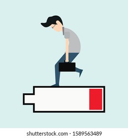 Vector illustration of concept design problems for workers