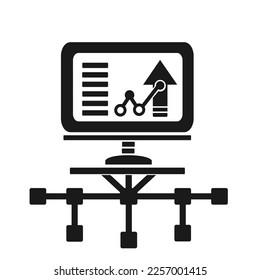 Vector illustration, the concept of digital design technology. Flat design.