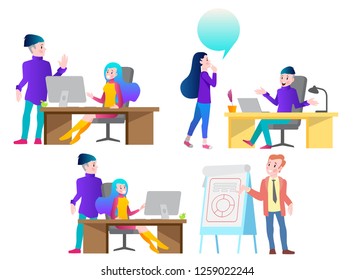 Vector illustration concept of distance education, online courses, webinars, trainings. Modern flat design for online advertising, websites and much more.