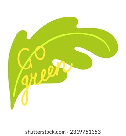 Vector illustration of Concept of ecology, zero waste and sustainability for print ,design, greeting card,sticker,icon.