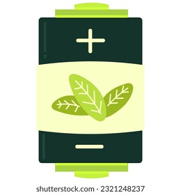Ilustración vectorial del concepto de ecología, cero residuos y sostenibilidad para impresión, diseño, tarjeta de felicitación, pegatina, ícono.