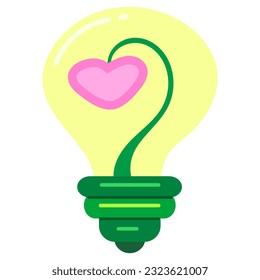 Vector illustration of Concept of ecology, zero waste and sustainability for print ,design, greeting card,sticker,icon.