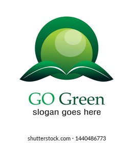  Vector illustration of the concept of Green Leaves