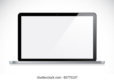 Vector illustration Concept of laptop.