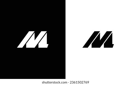 Vector illustration concept of M letter logo symbol.