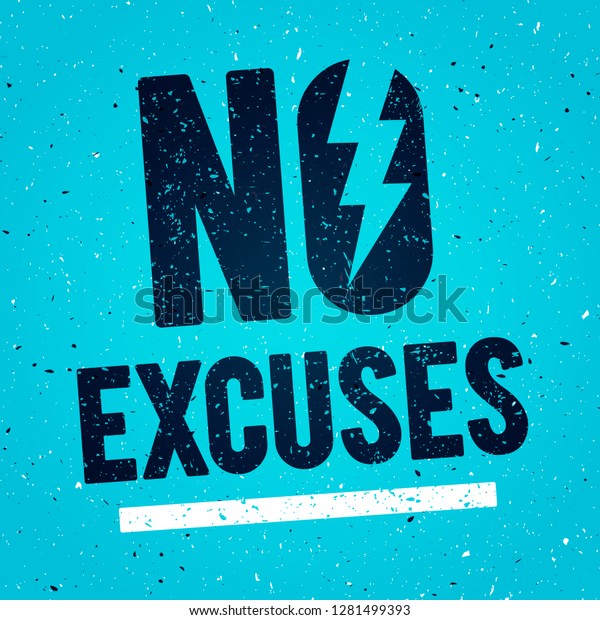 Image Vectorielle De Stock De Concept D Illustration Vectorielle Aucun Excuses Fitness