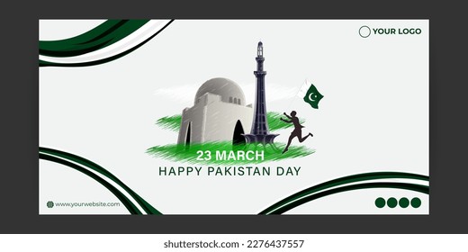 Vector illustration concept of Pakistan day