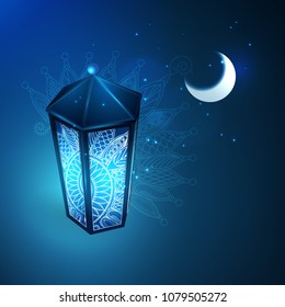 Vector illustration of the concept of Ramazan Islam, a holiday.