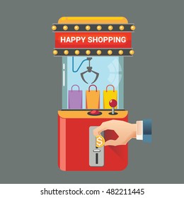Vector illustration concept  for retail shopping
