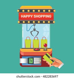Vector illustration concept  for retail shopping