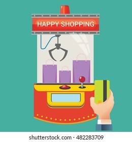 Vector illustration concept  for retail shopping