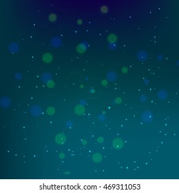 Vector illustration of the concept of space, abstract background
