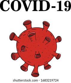 vector illustration, concept of stopping the spread of coronavirus, covid-19