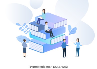 Vector illustration concept for web banner, business presentation.