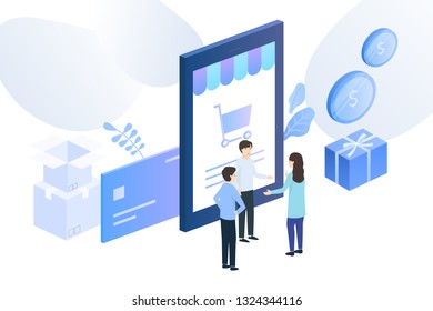 Vector illustration concept for web banner, business presentation.