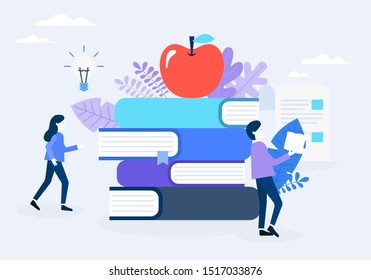 Vector illustration concept for web banner, business presentation.