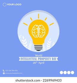 Vector illustration concept of World Intellectual Property Day