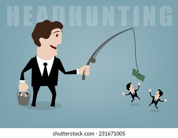 vector illustration concepts for human resources management