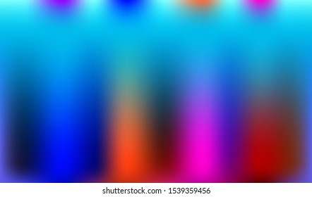 Vector Illustration Conceptual Art Graphic Design. Abstract Futuristic Blurred Vibrant Background. Landing Page, Festival Concept Card, Banner, Poster, Cover, Flyer, Journal, Magazine, Template.