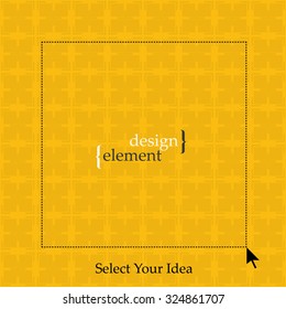 Vector illustration of a conceptual background. Motivating action to find and realize their idea.