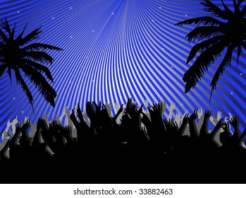 Vector illustration of concert