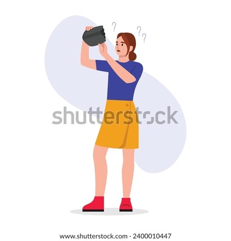 Similar – Image, Stock Photo Red wallet lost | finder’s reward!