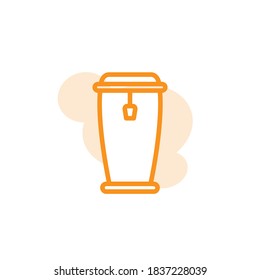 Vector illustration, conga icon design template