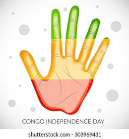 Vector Illustration for Congo independence day.