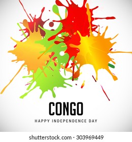 Vector Illustration for Congo independence day.