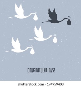 Vector illustration of Congratulation for you