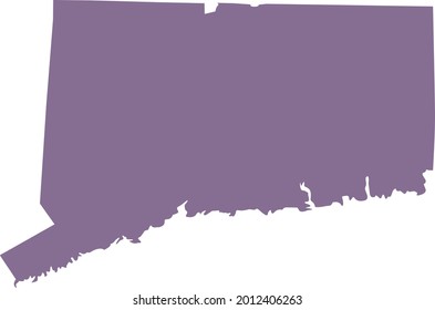 vector illustration of Connecticut map
