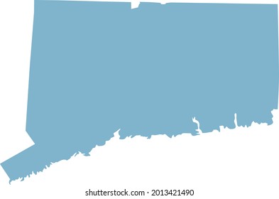 ilustración vectorial del mapa de Connecticut
