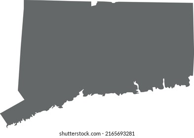 Vector Illustration of Connecticut map