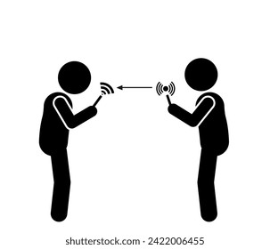 vector illustration of connecting hotspot with wifi