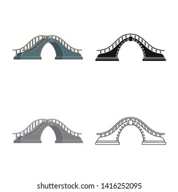 Vector illustration of connection and design sign. Collection of connection and side vector icon for stock.