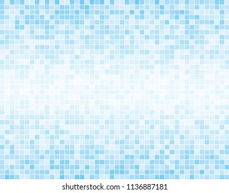 Vector illustration consisting of colorful squares tiles. Creative abstract pixel, tile, mosaic geometric background, banner. Pattern for your kitchen, bathroom, floor, pool, roof.