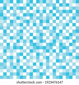 Vector illustration consisting of colorful squares tiles. Creative abstract pixel, tile, mosaic geometric background, banner. Pattern for your kitchen, bathroom, floor, pool, roof.
