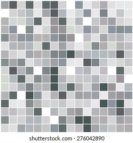 Vector illustration consisting of colorful squares tiles. Creative abstract pixel, tile, mosaic geometric background, banner. Pattern for your kitchen, bathroom, floor, pool, roof.