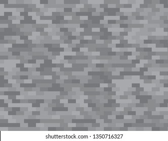 Vector illustration consisting of grey rectangles tiles. Creative abstract blocks pixel, tile, mosaic geometric background, banner. Pattern for your kitchen, bathroom, floor, pool, roof.