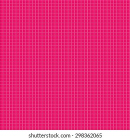 Vector illustration consisting of pink squares tiles. Creative abstract pixel, tile, mosaic geometric background, banner. Pattern for your kitchen, bathroom, floor, pool, roof.