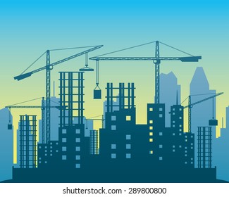 Vector illustration. Construction.