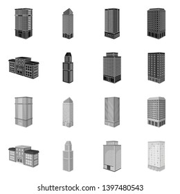 Vector illustration  construction and building sign. Collection  construction and estate vector icon for stock.