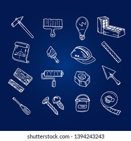 Vector Illustration from construction icons set. Good for card, poster, banner, invitation, postcard, icon. EPS 10