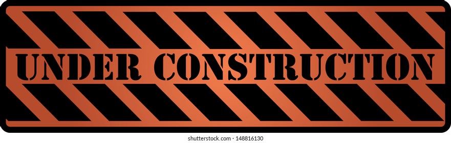 Vector illustration of a construction sign.