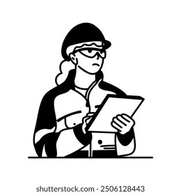 vector illustration of construction workers