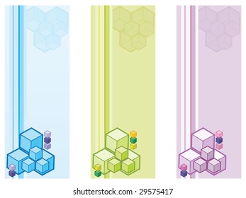 The vector illustration contains the image of abstract background