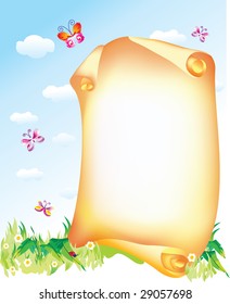 Vector illustration contains the image of  Congratulatory card